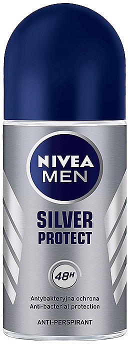 Deo Roll-on Antitranspirant - NIVEA MEN Silver Protect Deodorant Roll-On — Bild N1