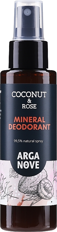 Mineralisches Deospray mit Rose und Kokosnuss - Arganove Aluna Deodorant Spray — Bild N1