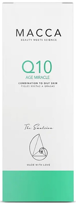Revitalisierende Anti-Aging-Gesichtsemulsion - Macca Q10 Age Miracle Emulsion Combination To Oily Skin — Bild N2
