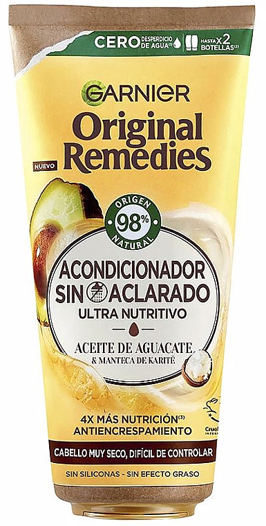 Leave-in Conditioner Avocado und Sheabutter - Garnier Original Remedies Avocado Oil And Shea Butter Leave-in Conditioner — Bild N1