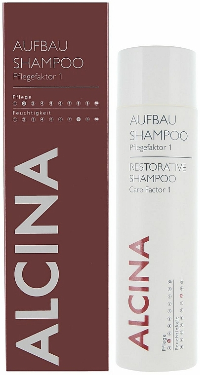 Aufbau-Shampoo Pflegefaktor 1 - Alcina Hair Care Restorative Shampoo — Foto N1