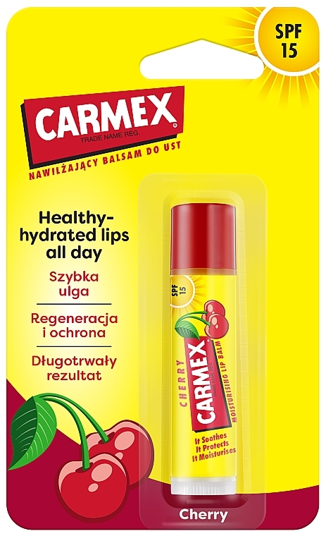 Schützender und beruhigender Lippenbalsam SPF 15 - Carmex Lip Balm