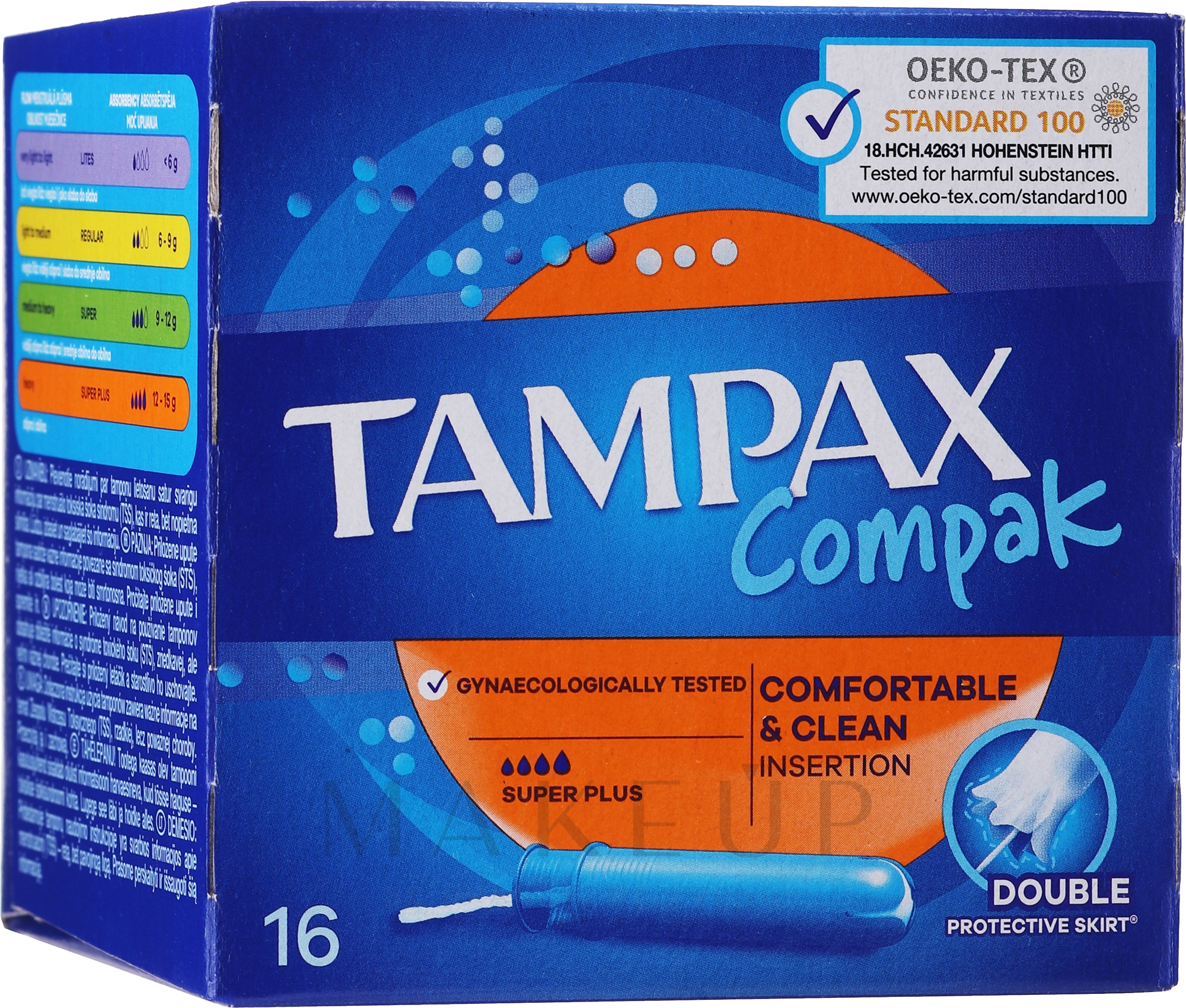 Tampons mit Applikator 16 St. - Tampax Compak Super Plus — Bild 16 St.
