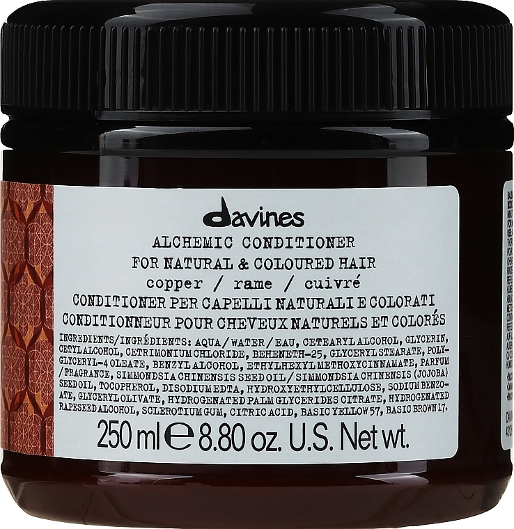 Conditioner für natürliches und gefärbtes Haar (Honig) - Davines Alchemic Conditioner — Bild N1