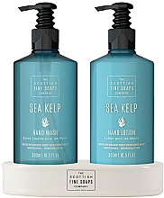 Düfte, Parfümerie und Kosmetik Handpflegeset - Scottish Fine Soaps Sea Kelp Set Recycled Bottles (Flüssige Handseife 300ml + Handlotion 300ml)
