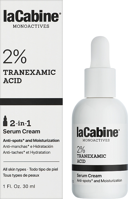 Creme-Serum für das Gesicht - La Cabine Monoactives 2% Tranexamic Acis Serum Cream — Bild N2