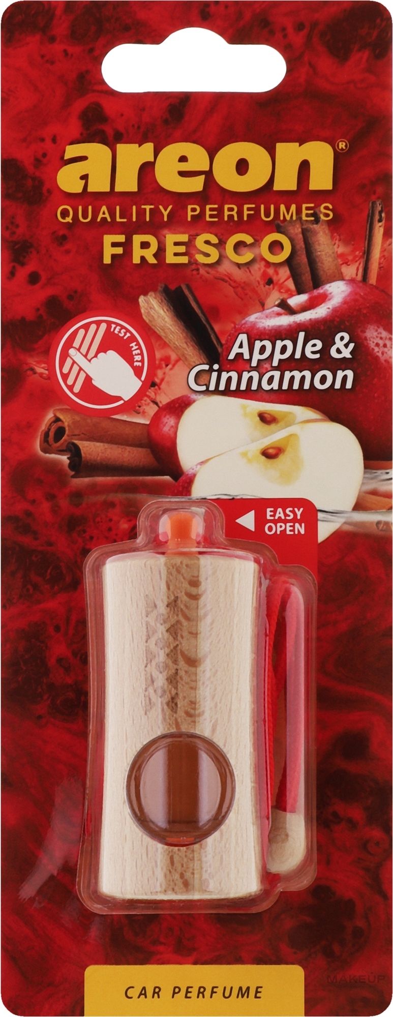 Auto-Lufterfrischer Apple & Cinnamon - Areon Fresco New Apple & Cinnamon Car Perfume — Bild 4 ml