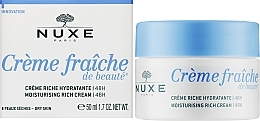 Reichhaltige Creme für trockene Gesichtshaut - Nuxe Creme Fraiche De Beaute Moisturising Rich Cream 48H — Bild N3