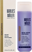 Shampoo für graues, weißes oder blondiertes Haar - Marlies Moller Specialist Silver Shine Shampoo — Bild N2