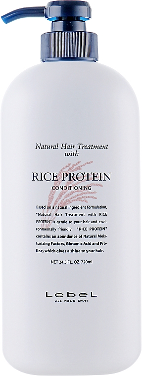 Revitalisierende Haarmaske mit Reisproteinen - Lebel Rice Protein Hair Mask — Bild N2