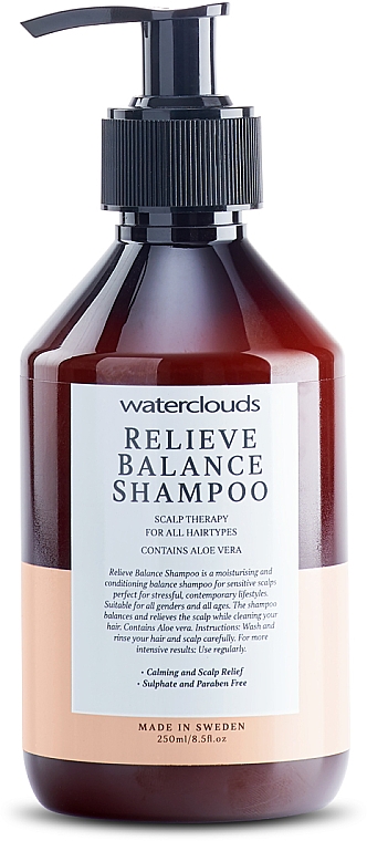 Ausgleichendes und beruhigendes Shampoo mit Aloe Vera für alle Haartypen - Waterclouds Relieve Balance Shampoo — Bild N1