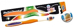 Zahnbürste Rebi-Dental M42 weich weiß-orange - Mattes — Bild N1