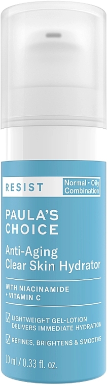 Anti-Falten-Gesichtscreme für die Nacht - Paula's Choice Resist Anti-Aging Clear Skin Hydrator Travel Size  — Bild N1