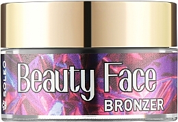 Düfte, Parfümerie und Kosmetik Bräunungscreme für das Gesicht im Solarium mit Kollagen und Peptiden - Soleo Collagen Hybrid Beauty Face Bronzer 