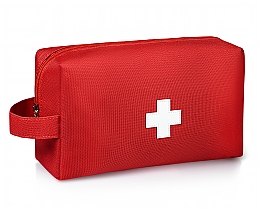 Düfte, Parfümerie und Kosmetik Rote Stofftasche zur Aufbewahrung von Erste-Hilfe-Artikeln 24x14x8 cm First Aid Kit - Makeup First Aid Kit Bag M