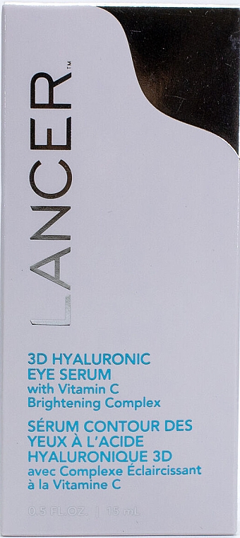 Hochkonzentriertes Augenserum - Lancer 3D Hyaluronic Eye Serum with Vitamin C Brightening Complex — Bild N4