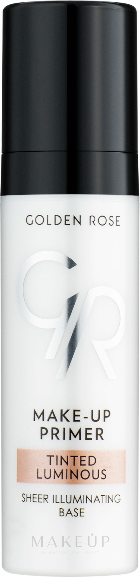 Illuminierende Grundierung - Golden Rose Makeup Primer Tinted Luminous Base — Foto 30 ml