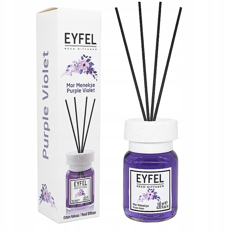 Raumerfrischer - Eyfel Perfume Reed Diffuser Purple Violet — Bild N1