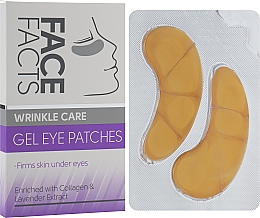 Düfte, Parfümerie und Kosmetik Hydrogel-Augenpads - Face Facts Wrinkle Care Gel Eye Patches
