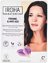 Düfte, Parfümerie und Kosmetik Tuchmaske für das Gesicht - Iroha Nature Firming & Anti-Age Face Sheet Mask