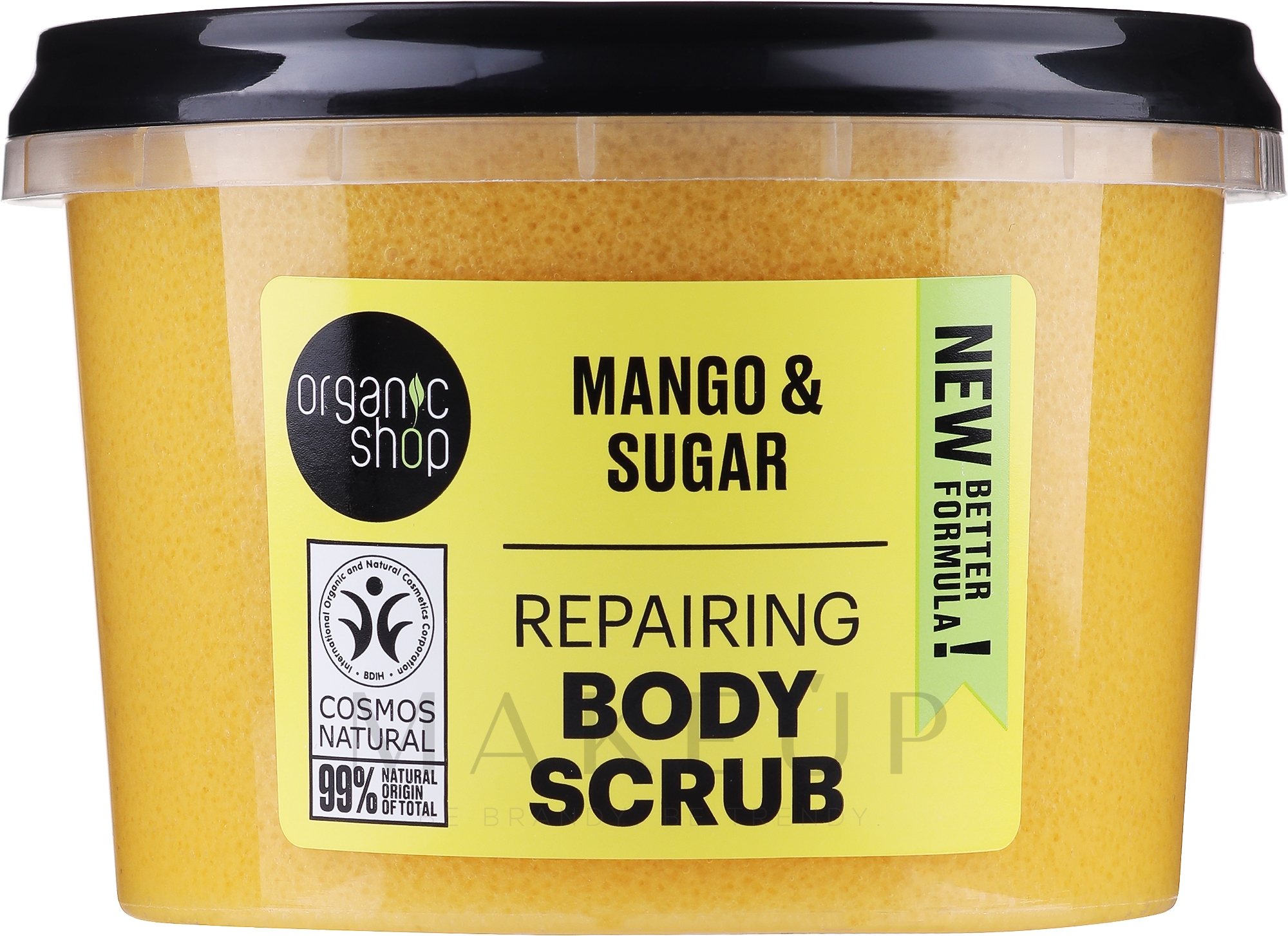 Körperpeeling mit Mangobutter und Rohrzucker - Organic Shop Body Scrub Organic Mango & Sugar — Foto 250 ml