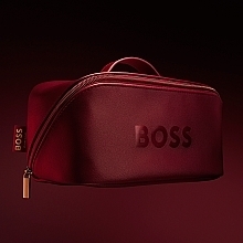 GESCHENK! Kosmetiktasche bordeauxrot - Hugo Boss Perfumes  — Bild N2