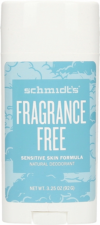 Natürlicher Deostick für empfindliche Haut - Schmidt's Deodorant Sensitive Skin Fragrance Free Stick — Bild N2
