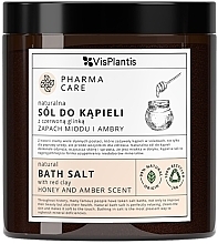 Badesalz mit weißem Ton Honig und Bernstein - Vis Plantis Pharma Care Bath Salt Honey And Amber  — Bild N1