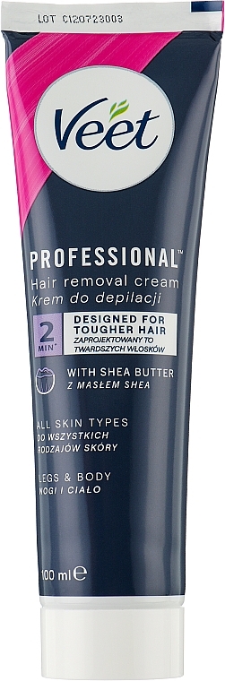 Enthaarungscreme für alle Hauttypen mit Sheabutter - Veet Professional Hair Removal Cream  — Bild N8
