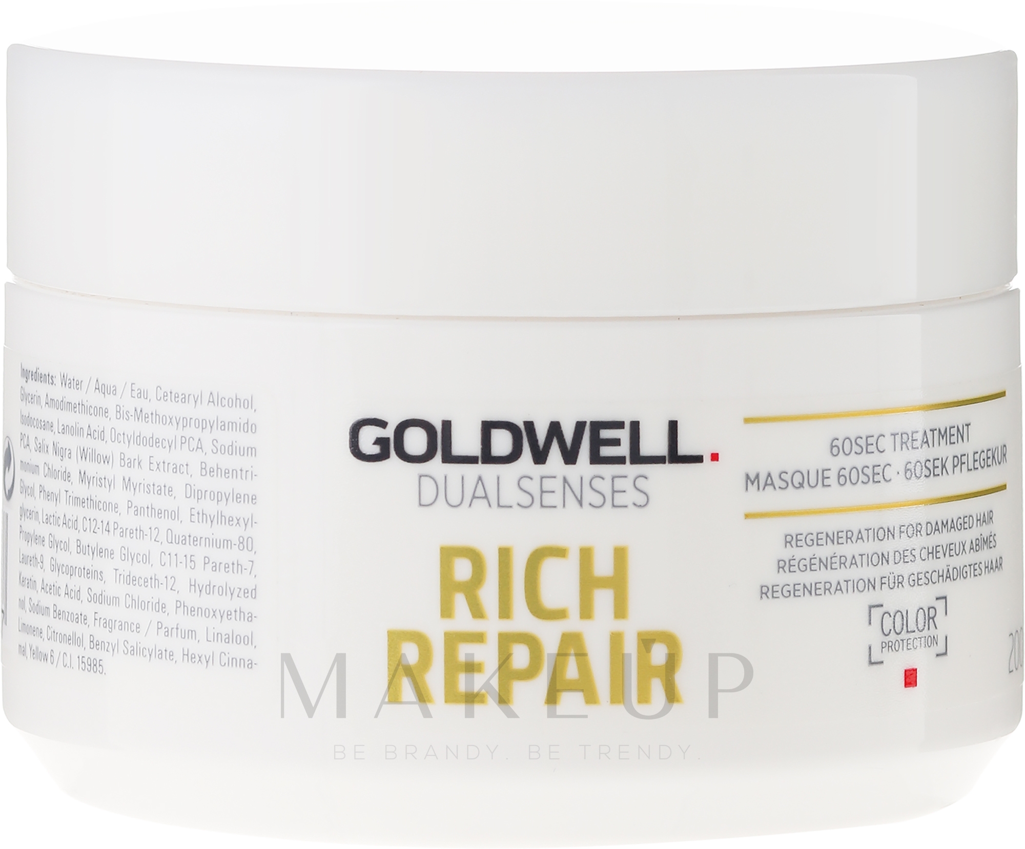 Regenerierende Haarmaske für trockenes, geschädigtes und gestresstes Haar - Goldwell Rich Repair Treatment — Bild 200 ml