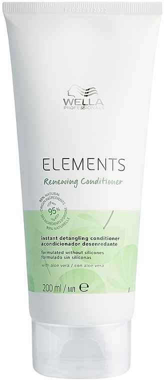 Regenerierende Haarspülung mit Aloe Vera und Keratin - Wella Professionals Elements Renewing Conditioner Instant Detangling Conditioner — Bild N1