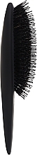 Haarbürste gemischte Borsten schwarz - Olivia Garden Expert Care Curve Boar & Nylon Bristles Matt Black — Bild N2