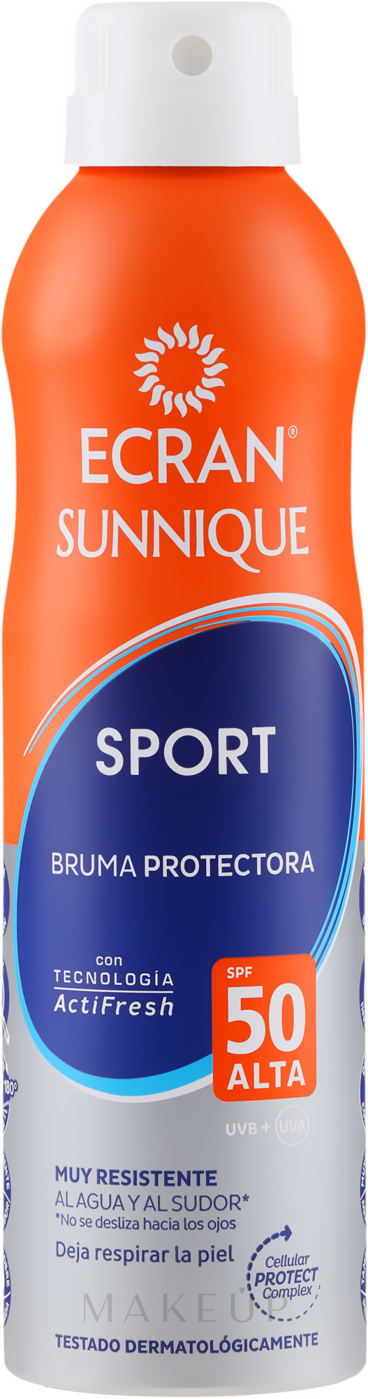Unsichtbares Sonnenschutzspray mit Zitronenöl SPF 50 - Ecran Sun Lemonoil Sport Spray Invisible SPF50 — Bild 250 ml