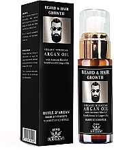 Arganöl für Haar- und Bartwuchs - Diar Argan Beard & Hair Growth Argan Oil — Bild N1
