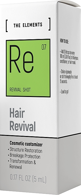 Regenerierender Komplex für geschädigtes Haar - Pharma Group Laboratories The Elements Hair Revival  — Bild N2