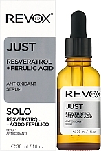 Antioxidatives Gesichtsserum - Revox Just Resveratrol + Ferulic Acid Antioxidant Serum — Bild N2