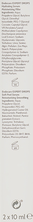 Gesichtspflegeset - Cantabria Labs Endocare Expert Drops Hydrating Protocol (Serum 2x10ml) — Bild N3