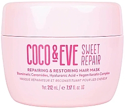 Düfte, Parfümerie und Kosmetik Revitalisierende Haarmaske - Coco & Eve Sweet Repair Repairing And Restoring Hair Mask