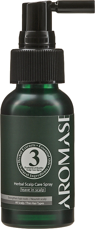 Feuchtigkeitsspendendes und beruhigendes Kopfhautspray mit Vitamin B5, Thymianextrakt und Weizenprotein - Aromas Herbal Scalp Care — Bild N1