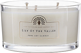 Duftkerze mit Maiglöckchen, Jasmin, Geißblatt und Magnolie - The English Soap Company Lily Of The Valley Triple Wick Candle — Bild N1