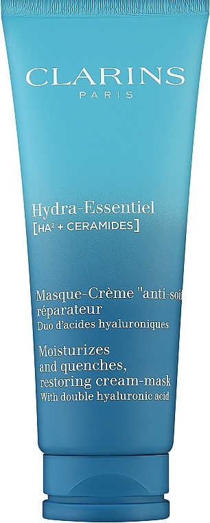 Revitalisierende Creme-Gesichtsmaske - Clarins Hydra-Essentiel HA2+ Ceramides Restoring Cream-Mask — Bild N1
