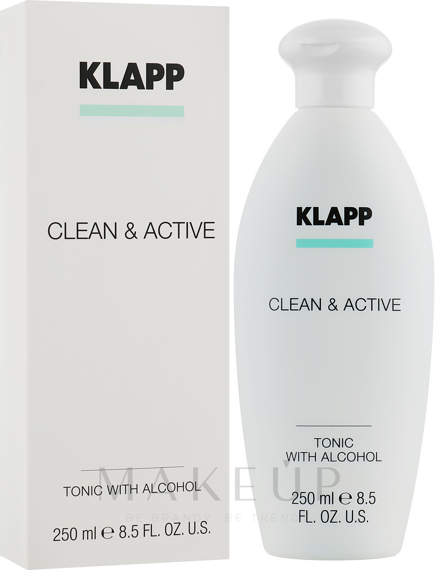 Belebendes Gesichtswasser mit Brennnessel-Extrakt - Klapp Clean & Active Tonic with Alcohol — Bild 250 ml