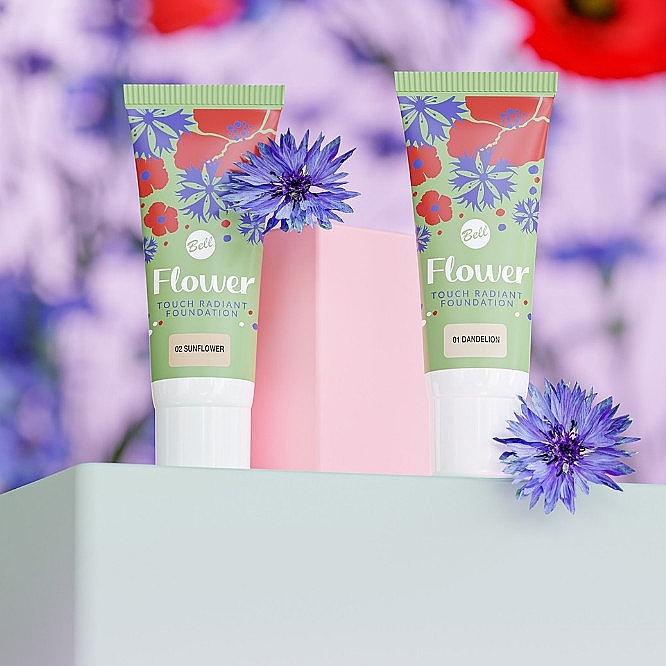 Foundation-Creme für das Gesicht - Bell Blossom Meadow Flower Touch Radiant Foundation — Bild N2