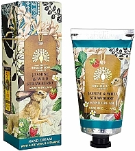 Düfte, Parfümerie und Kosmetik Handcreme Jasmin und Erdbeere - The English Soap Company Anniversary Jasmine and Wild Strawberry Hand Cream