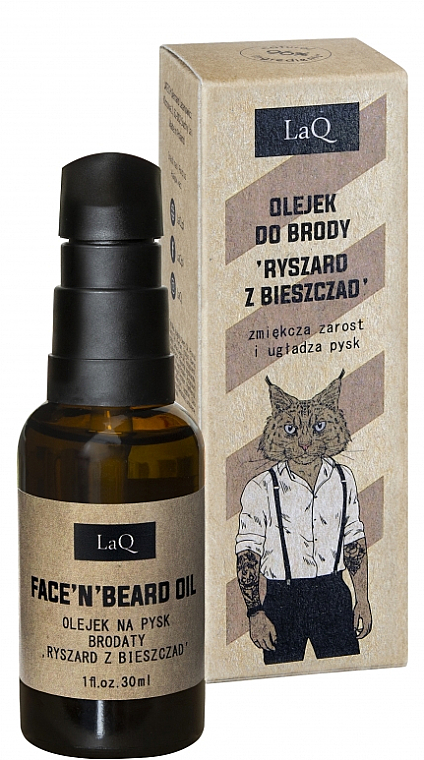 Bart- und Aftershave-Öl - LaQ Face'n'Beard Oil — Bild N1