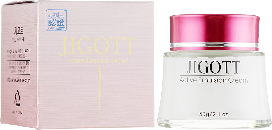 Gesichtscreme mit Doppelwirkung - Jigott Active Emulsion Cream — Bild N1