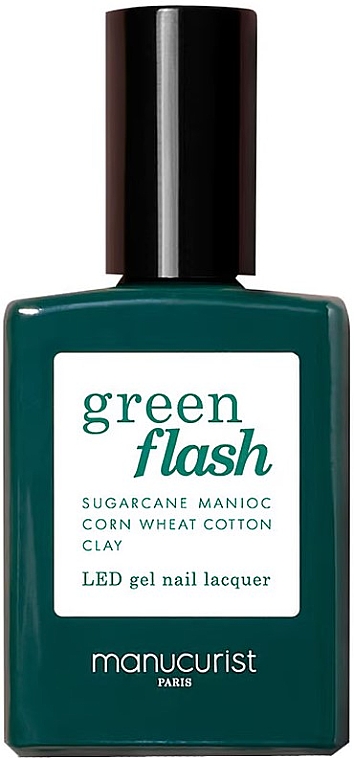 Gellack für Nägel - Manucurist Green Flash Led Gel Nail Laquer — Bild N1