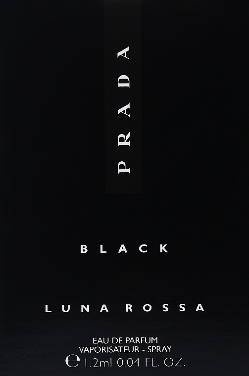 Prada Luna Rossa Black - Eau de Parfum (Probe) — Bild N1