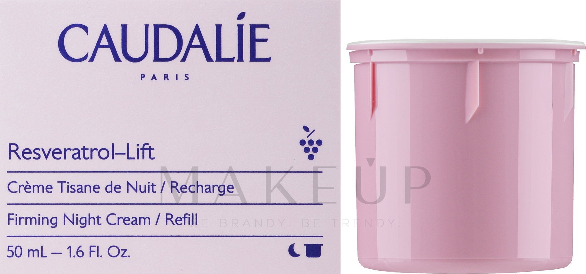 Nachtcreme für das Gesicht - Caudalie Resveratrol Lift Firming Night Cream Refill (Refill)  — Bild 50 ml