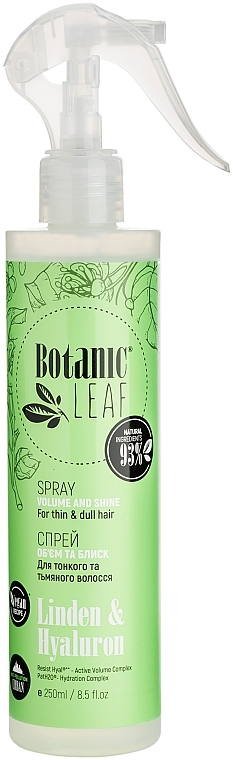 Volumen- und Glanzspray für dünnes und stumpfes Haar - Botanic Leaf — Bild N1